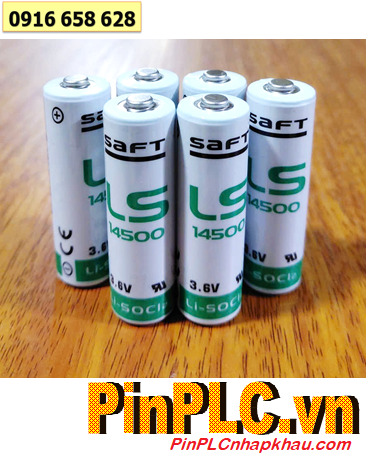 Saft LS14500; Pin nuôi nguồn PLC Saft LS14500 lithium 3.6v AA 2600mAh _Xuất xứ Pháp